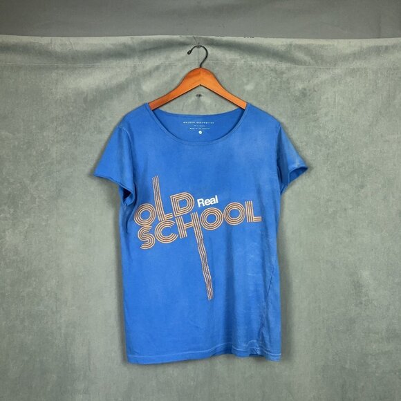 Golden Aesthetics t shirt Mens Size Medium Blue Old School Bobybuilding - Picture 1 of 12